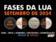 Fases da Lua em setembro de 2024.